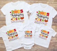 Thanksgiving Family Matching Shirt 2025, Fall Holiday Shirt, Family Outfit, Autumn Matching Tee