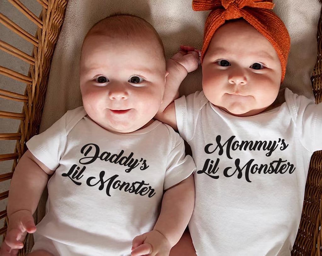 Girls Halloween Costume Shirt, Mommy's Lil Monster Baby Shirt, Toddler Girl Halloween Outfit