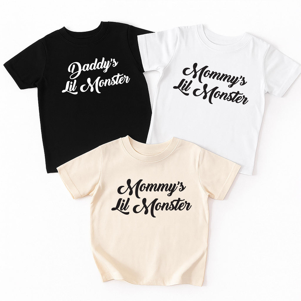 Girls Halloween Costume Shirt, Mommy's Lil Monster Baby Shirt, Toddler Girl Halloween Outfit