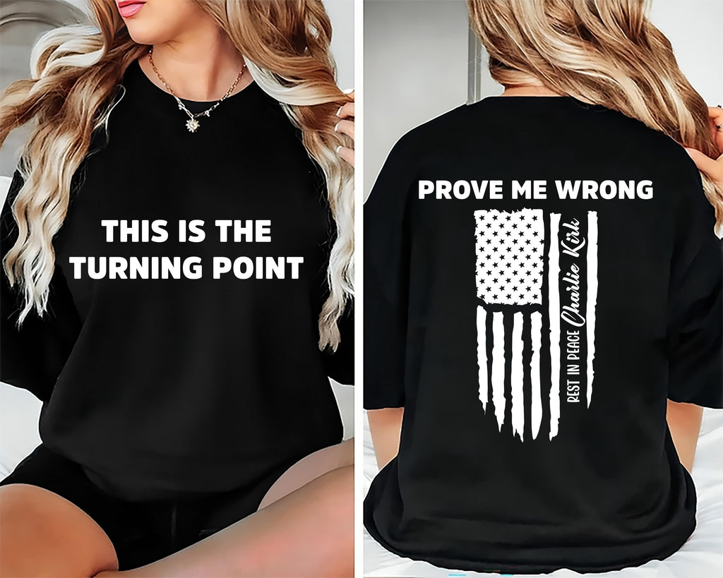 Charlie Kirk Freedom Sweatshirt, A True Patriot Charlie Kirk Shirt, Charlie Kirk Is My Hero Sweatshirt, Front Back