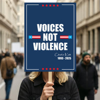 Justice for Charlie Protest Sign, A True Patriot Charlie Kirk Sign, Charlie Kirk Is My Hero, Charlie Kirk Freedom Political Poster Sign