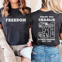 A True Patriot Charlie Kirk Sweatshirt, This Is The Turning Point Shirt, Charlie Kirk Is My Hero Sweatshirt, Front Back