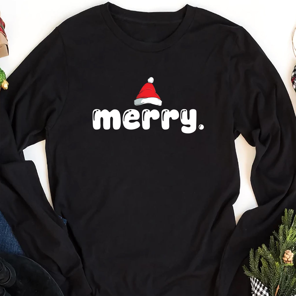 Family Christmas Long Sleeve Shirt, Matching Christmas Family Shirt, Custom Christmas Tee