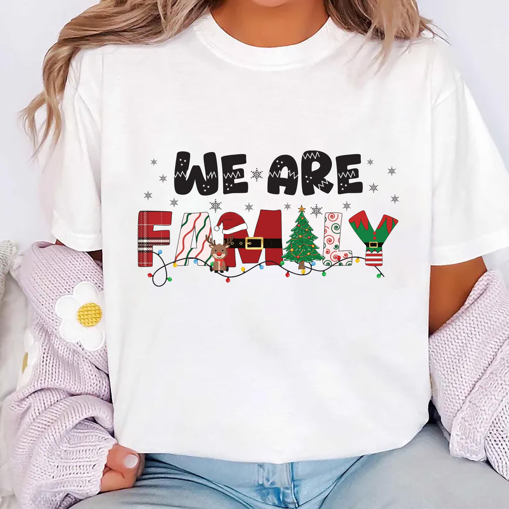 We Are Family Christmas Shirt, Family Matching Christmas Shirt, Matching Xmas Tee