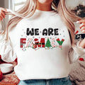 We Are Family Christmas Sweatshirt, Family Matching Christmas Shirt, Matching Xmas Sweatshirt