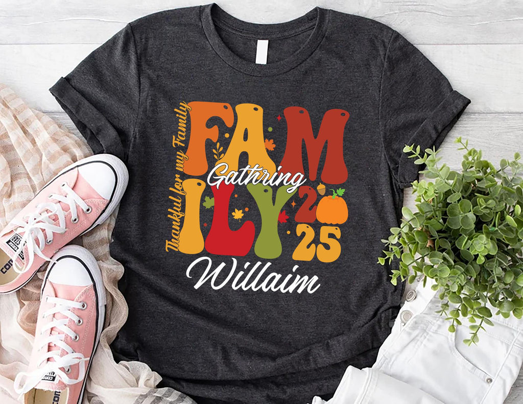 2025 Family Thanksgiving Gathering Shirt, Thanksgiving Family Shirt, Fall Family Gift Tee