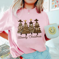 Howdy Christmas Shirt, Western Christmas Shirt, Retro Christmas Tree Tee