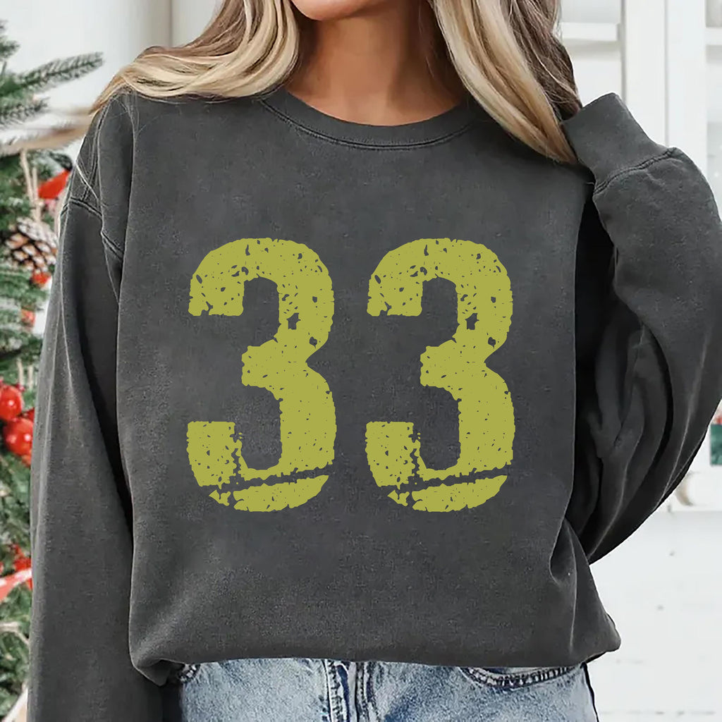 Custom Football Number Sweatshirt, Personalized Custom Number Shirt, College Football Sweatshirt