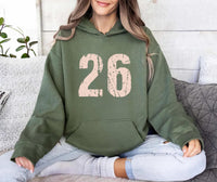 Custom Football Number Hoodie, Personalized Custom Number Shirt, College Football Hoodie