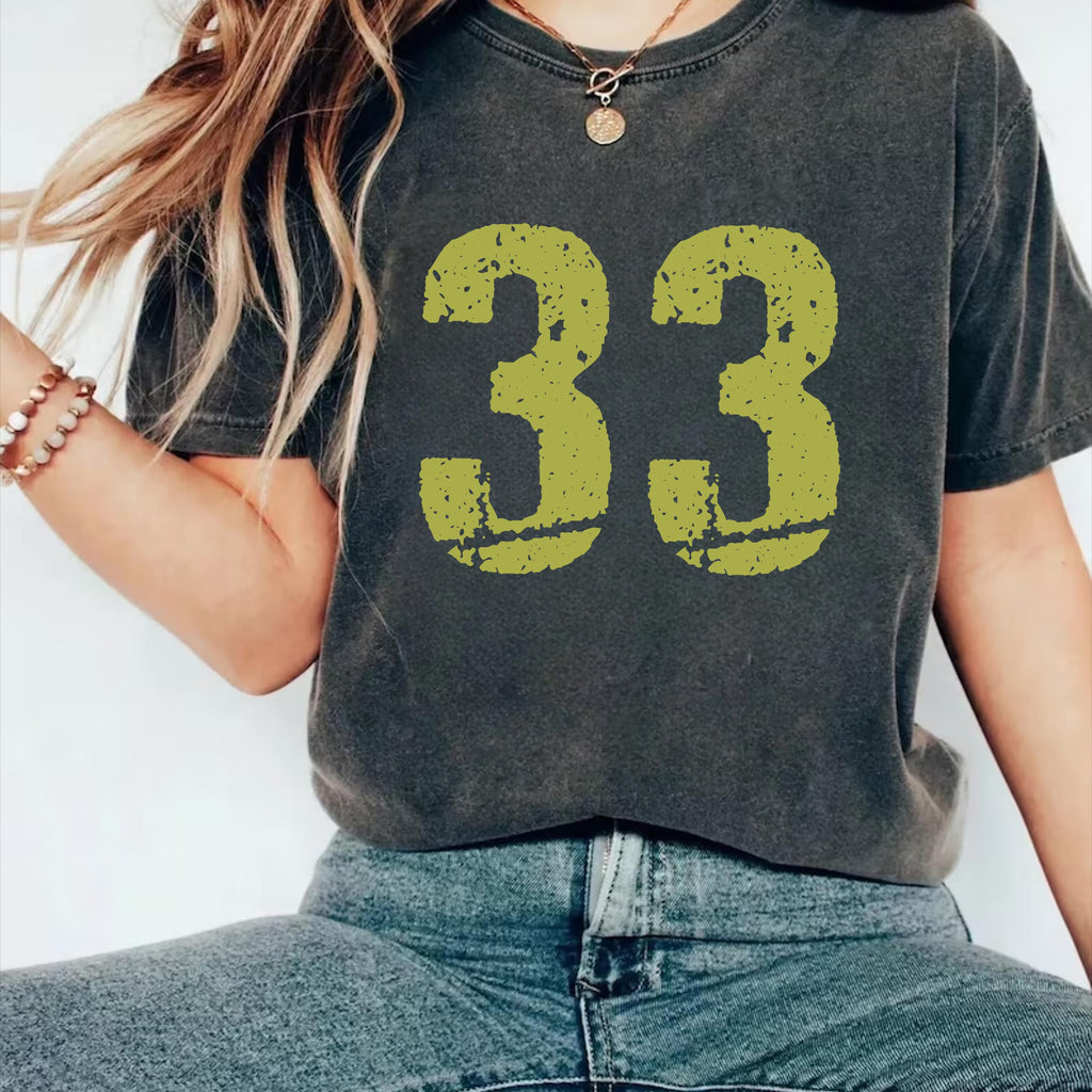 Custom Football Number Shirt, Personalized Custom Number Shirt, College Football Tee