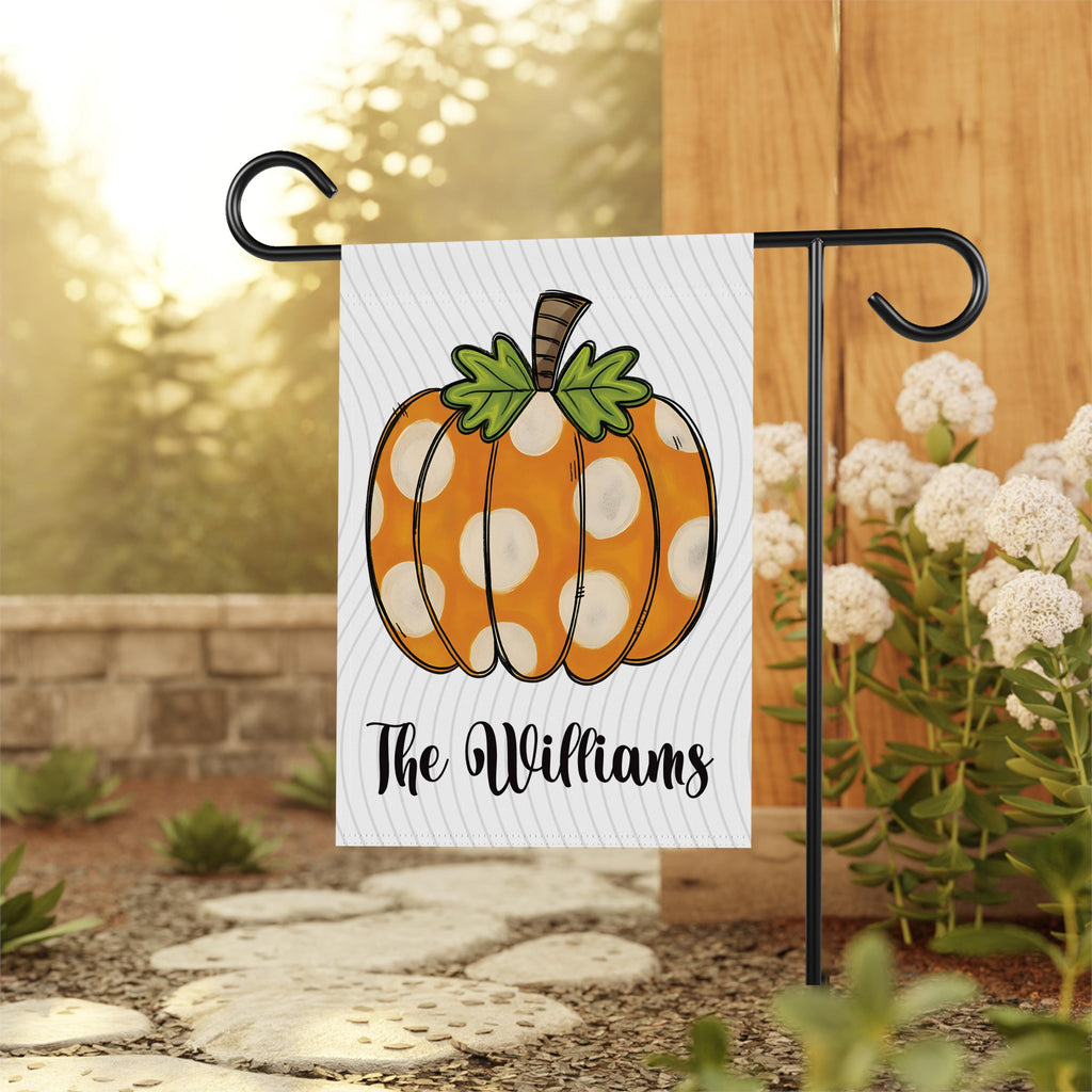 Pumpkin Garden Flag, Fall Outdoor Yard Decoration, Thanksgiving Welcome Sign, Autumn Patio Accent, Weather-Resistant Harvest Garden Decor