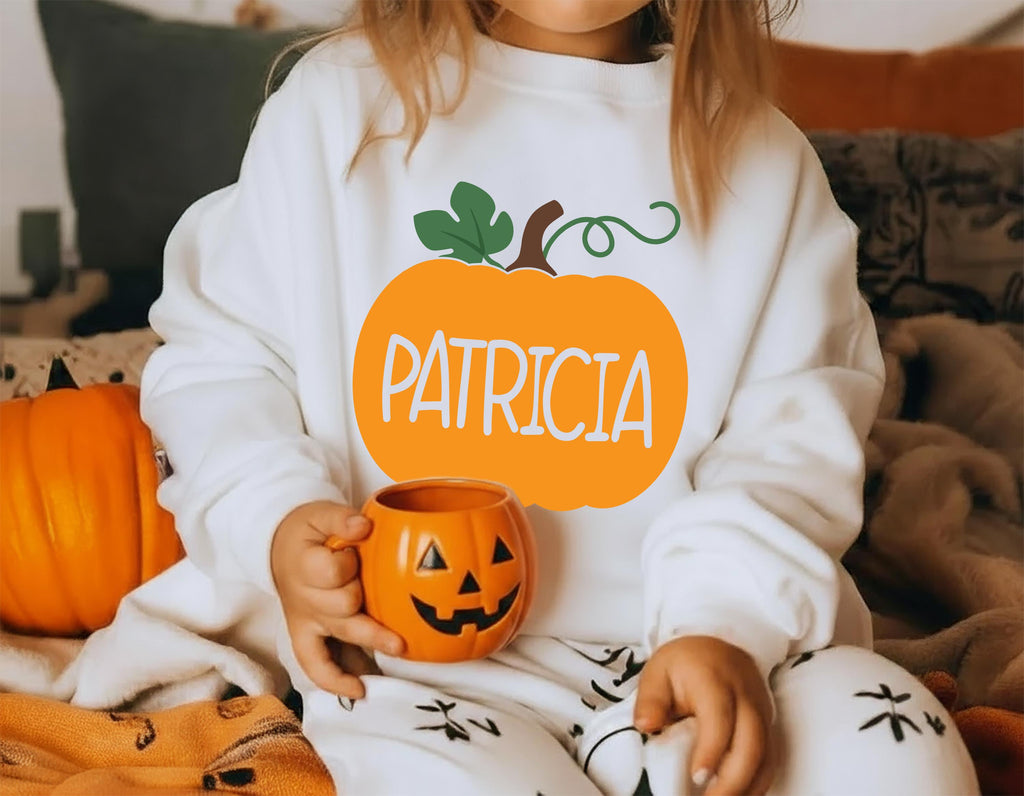 Personalized Pumpkin Baby Shirt, Custom Fall Baby Bodysuit, Cute Fall Toddler Shirt, Pumpkin Baby Tee, Autumn Baby Outfit, Thanksgiving Gift