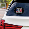 Justice for Charlie Vinyl Sticker, A True Patriot Charlie Kirk, Charlie Kirk Freedom, Charlie Kirk Is My Hero Bumper Sticker, 6