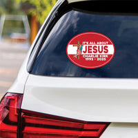 Justice for Charlie Vinyl Sticker, A True Patriot Charlie Kirk, Charlie Kirk Freedom, Charlie Kirk Is My Hero Bumper Sticker, 6" x 4.5"