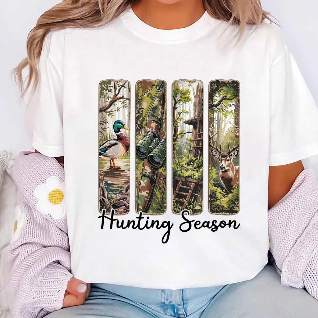 Hunting Season Shirt, Camo Coquette Bow Shirt, Deer Hunting Tee