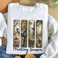 Hunting Season Sweatshirt, Camo Coquette Bow Shirt, Deer Hunting Sweatshirt