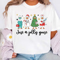Christmas Goose Nurse Shirt, Funny Holiday RN Shirt, Cute Medical Staff Xmas Tee