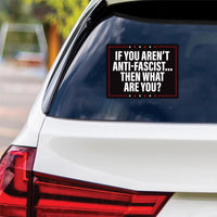 No Kings In America Vinyl Sticker, Democracy Not Oligarchy Decal, Anti-Trump, Resist Racis, Resist Fascism Car Bumper Sticker, 6" x 4.5"