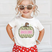 Pumpkin Name Shirt, Fall Festival Toddler Shirt, Custom Toddler Plaid Shirt, Autumn Kids Tee, Personalized Fall Shirt, Cute Pumpkin Gifts
