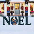 NOEL Nativity Christmas Yard Sign, Outdoor Religious Lawn Decorations with Stakes, Holy Family Nativity Scene for Garden, Pathway Home Décor