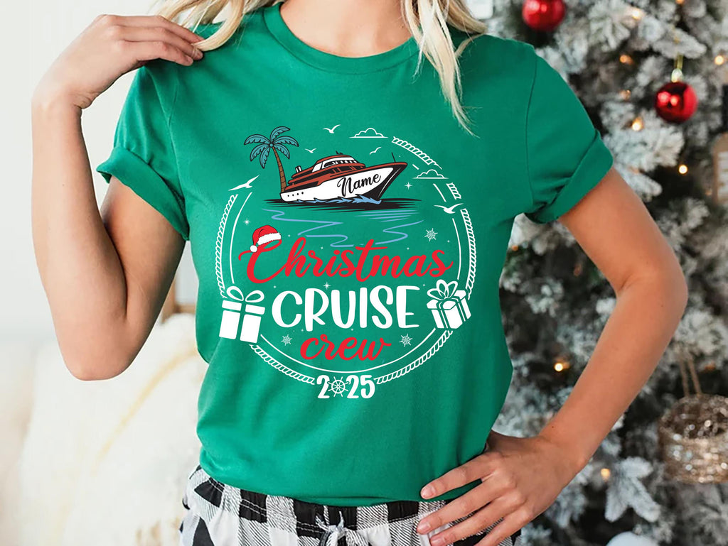 Christmas Cruise Crew 2025 Shirt, Family Christmas Shirt, Christmas Cruising Tee