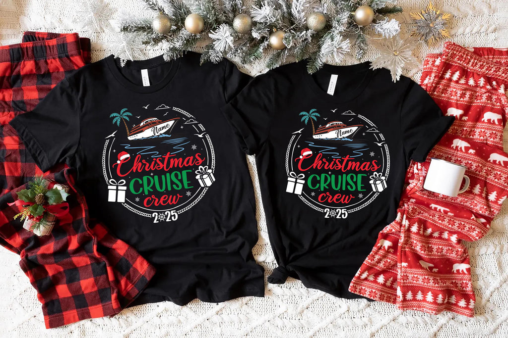 Christmas Cruise Crew 2025 Shirt, Family Christmas Shirt, Christmas Cruising Tee