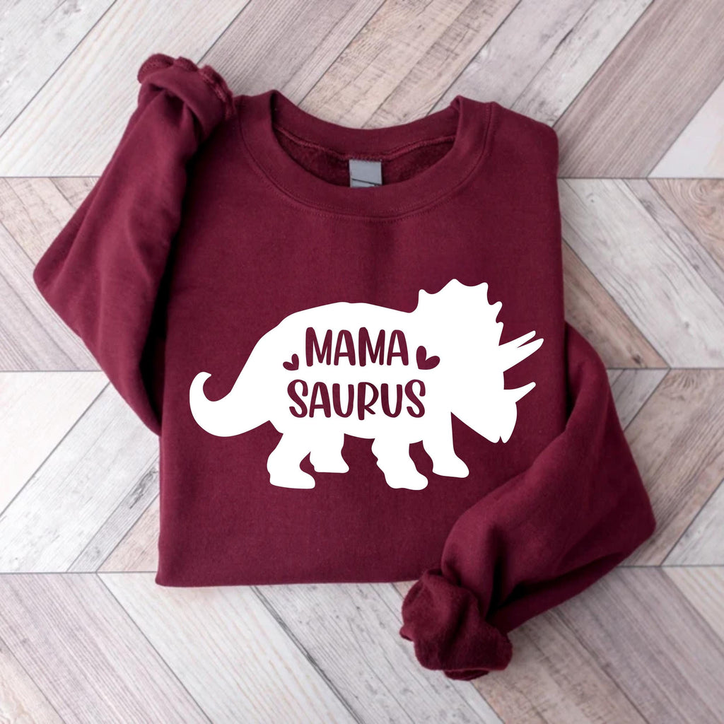 Custom Dinosaur Family Sweatshirt, Matching Family Saurus Shirt, Auntie Saurus Sweatshirt