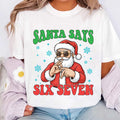 Santa Six Seven Christmas Shirt, Six Seven Shirt, 6 7 Christmas Tee