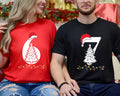6 7 Couples Christmas Shirt, Funny Matching Shirt, Trendy Christmas Party Tee