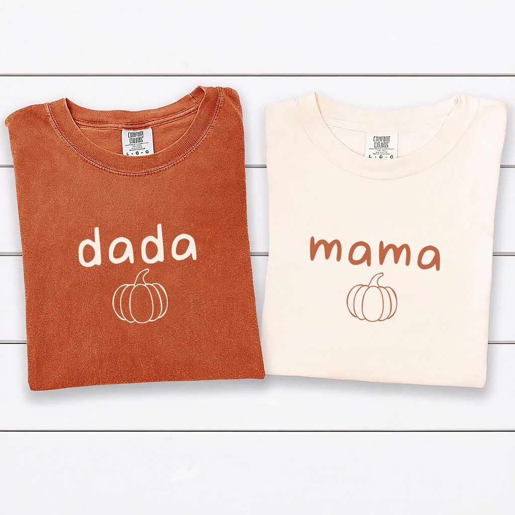 One Little Pumpkin First Birthday Shirt, Pumpkin Themed 1st Birthday Matching Shirt, Mama Little Pumpkin Tee, First Birthday Family Shirt