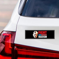 FIGHT FASCISM Magnet, No Kings In America Protest, Anti-Trump, Resist Racism Car Magnet, Resist Fascism Vehicle Magnet, 10" x 3"