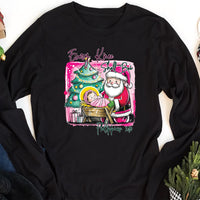 Nativity Scene Long Sleeve Shirt, Watercolor Baby Jesus Shirt, Every Knee Shall Bow Christmas Tee
