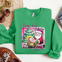 Nativity Scene Sweatshirt, Watercolor Baby Jesus Shirt, Every Knee Shall Bow Christmas Sweatshirt