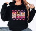 Christmas Nutcracker Hoodie, Preppy Coquette Christmas Shirt, Santa Claus Hoodie