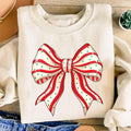 Christmas Snacks Coquette Sweatshirt, Trendy Christmas Shirt, Christmas Sweatshirt