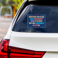 Abolish ICE No One Is Illegal Protest Vinyl Sticker, Resist Hate Decal, Anti-Trump Resistance, Resist Fascism Car Bumper Sticker, 6" x 4.5"