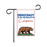 Yes on Prop 50 Garden Flag, Election Rigging Response Act Yard Flag, Anti-Gerrymandering California Flag, Political Outdoor Lawn Banner