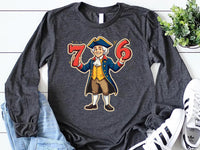 Six Seven Long Sleeve Shirt, 6-7 7-6 Long Sleeve Shirt, George Washington Tee