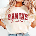 Santa's Favorite Christmas Shirt, Christmas Shirt, Women's Christmas Tee