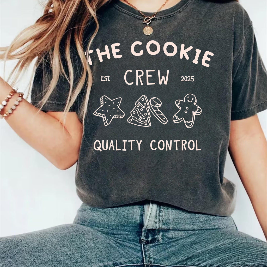 Custom Christmas Cookie Crew Shirt, Matching Family Christmas Shirt, Christmas Baking Tee