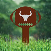 Custom Mascot Aluminum Yard Sign 10x14, Rust-Free Personalized Metal Lawn Sign Integrated Stake, School Spirit Day Football Sports Decor