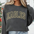 Custom School Mascot Sweatshirt, Personalized School Logo Shirt, Team Mascot Name Sweatshirt
