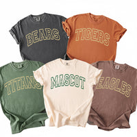 Custom School Mascot Shirt, Personalized School Logo Shirt, Team Mascot Name Tee