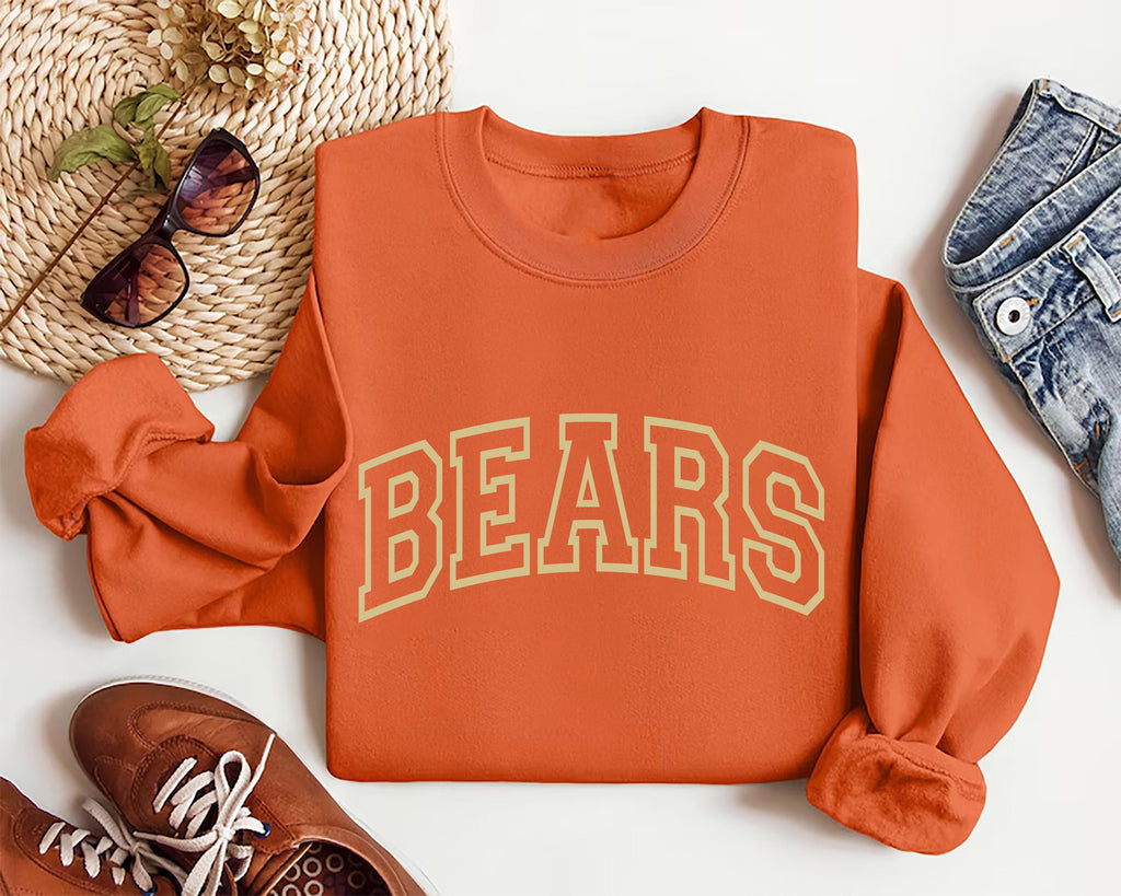 Custom School Mascot Sweatshirt, Personalized School Logo Shirt, Team Mascot Name Sweatshirt