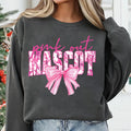 Custom Pink Out Mascot Sweatshirt, Breast Cancer Awareness Game Day Shirt, Custom School Spirit Sweatshirt