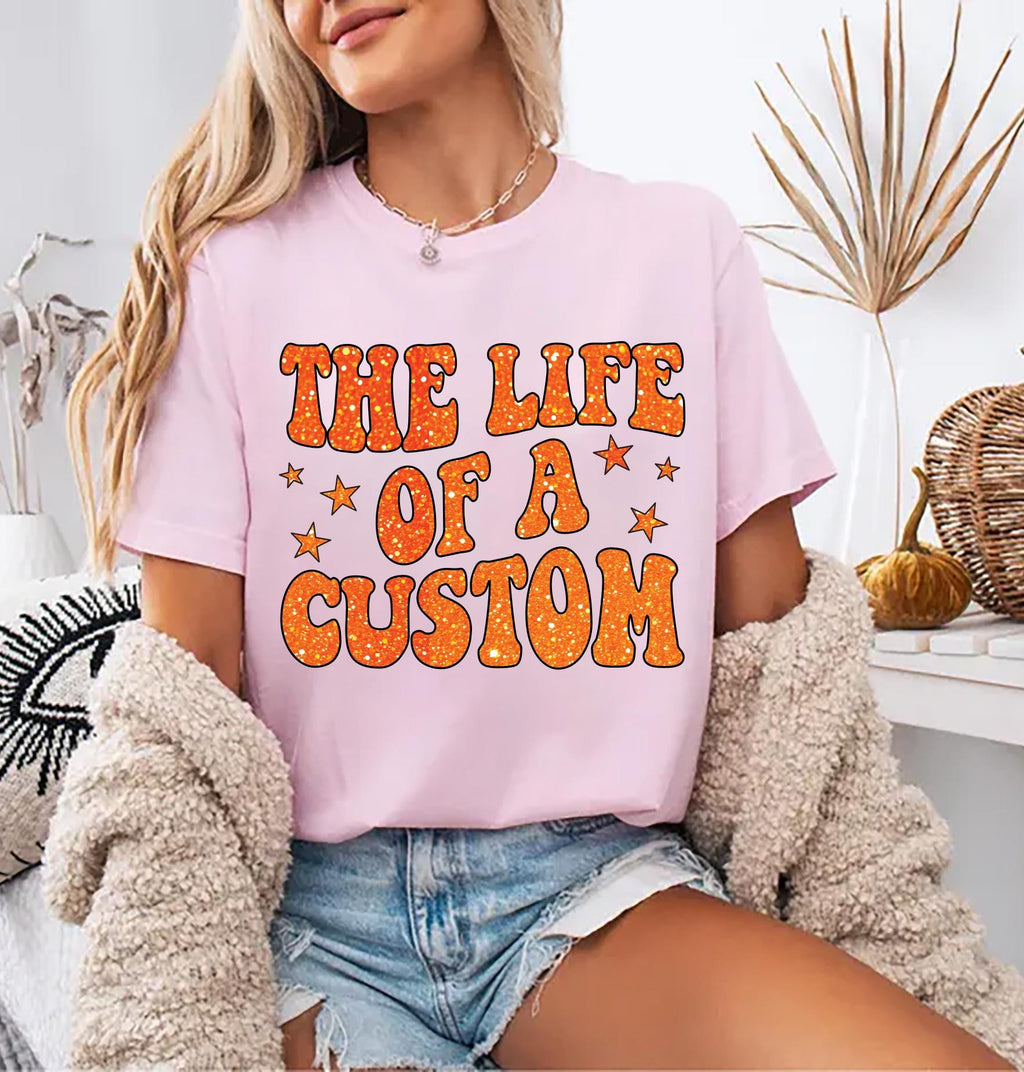 The Life of a Custom Shirt, In My Showgirl Era Shirt, Personalized Showgirl Era Tee, Gift for Her Shirt, Custom Eras Shirt