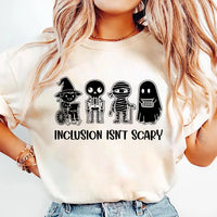 Inclusion Isn’t Scary Halloween Shirt, SLP Halloween Shirt, Special Ed Teacher Tee