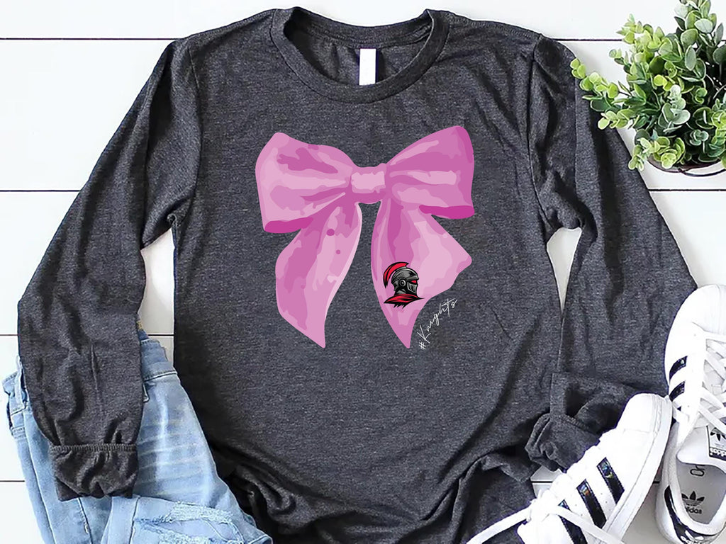 Custom Mascot Retro Long Sleeve Shirt, Booster School Spirit Shirt, Cheer Team Mascot Tee