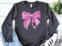 Custom Mascot Retro Long Sleeve Shirt, Booster School Spirit Shirt, Cheer Team Mascot Tee