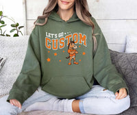 Custom Mascot Retro Hoodie, Booster School Spirit Shirt, Cheer Team Mascot Hoodie